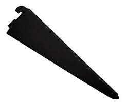 MENSULA DOBLE 47CM NEGRO