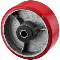 RUEDA HIERRO 100MM FIJA 114X100MM