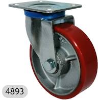 RUEDA HIERRO 125MM GIRATORIA 114X100