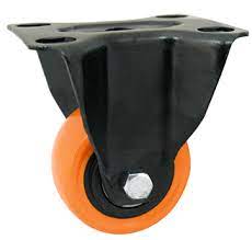 RUEDA POLIURETANO 50MM BASE FIJA