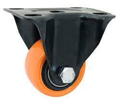 RUEDA POLIURETANO 40MM BASE FIJA