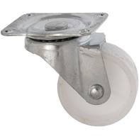 RUEDA PP BLANCO GIRATORIA 40 MM