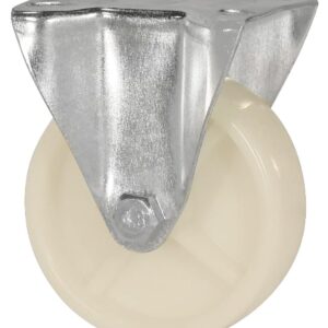 RUEDA MOBILE FIJA 25MM POLIPROPILENO BLANCO