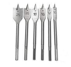 MECHA PALA PARA MADERA X6UNIDADES