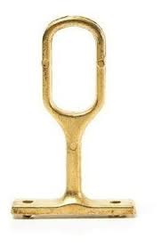 SOPORTE OVAL CENTRAL ZAMAC ZINCADO MATE