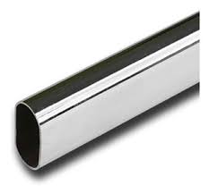 CAÑO OVAL CROMO REFORZADO X 3MTS
