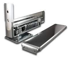 BISAGRA DOBLE ACCION PISO ZINCADO