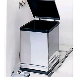 PORTA RESIDUOS BAJO MESADA SIMPLE INOXIDABLE