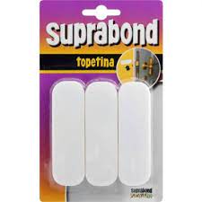TOPETINA SUPRABOND RECTANGULAR BLANCO X3