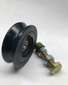 RUEDA FUNDICION 125MM EN V 2 RULEMANES
