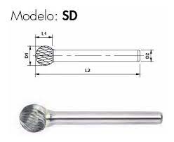 LIMA STRONGER ROTATIVA 6MM REDONDA