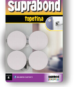 TOPETINA SUPRABOND CIRCULAR BLANCA X 4
