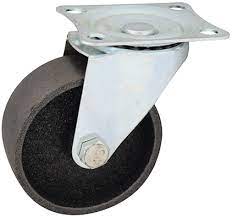 RUEDA HIERRO SOLO 100MM BASE GIRATORIA