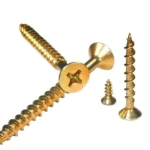 TORNILLO FIX BRONCEADO 4.5X45 CAJA X 500 UNIDADES