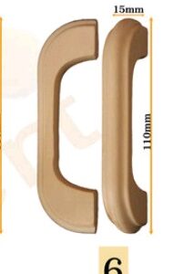 MANIJA MADERA ADRI 6 (110MM X 15MM)