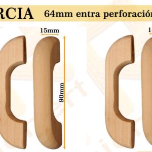 MANIJA MADERA MARCIA 2 (90MM X 15MM)