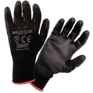 GUANTE STRETCH BAÑO PU NEGRO TALLE 10